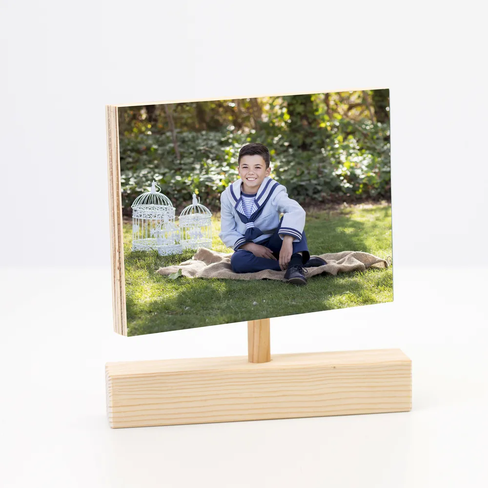 Portafoto giratorio doble cara